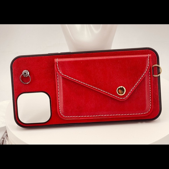 iPhone 12 Pro Leather Case with Card Slot - Picture 4 of 4